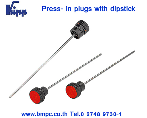 Vent screw and dipstrick, Vent screw with check valve and dipstrick